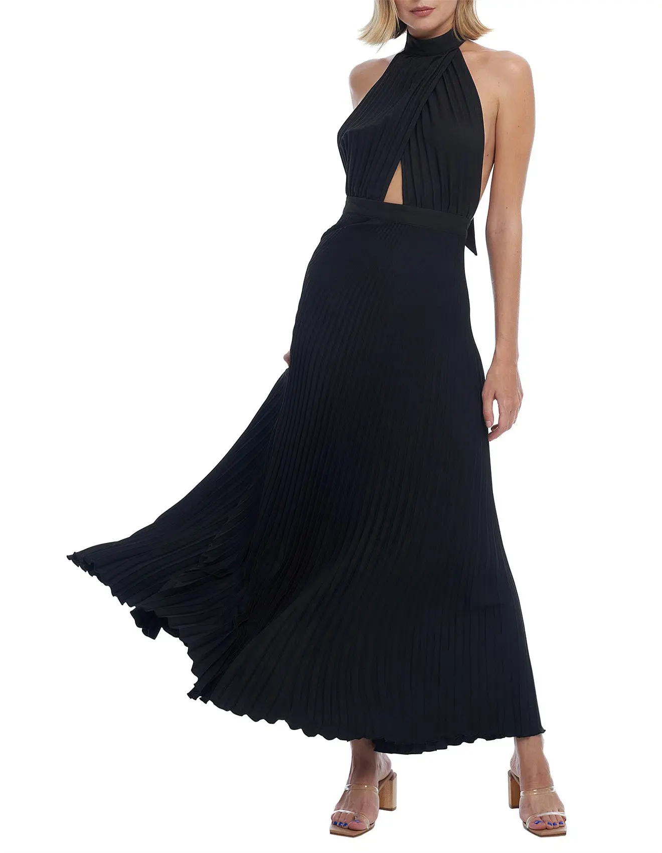 L'Idee Renaissance Gown Black Size 10 - Image 2