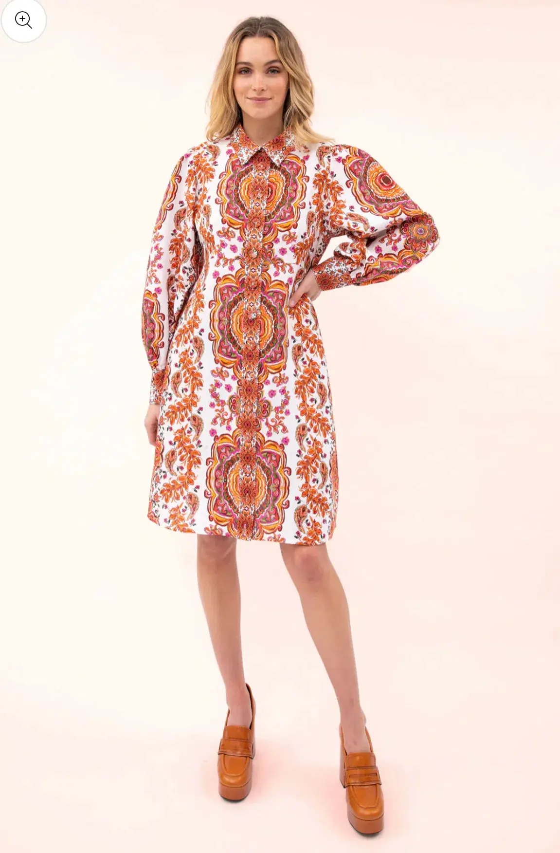 Kachel Dominique Mini Dress Print Size 10  - Image 1