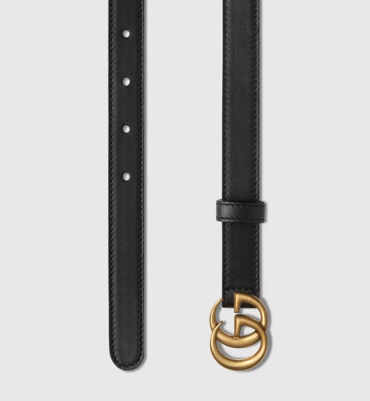 Gucci Double G Belt Black Size 8 - Image 2