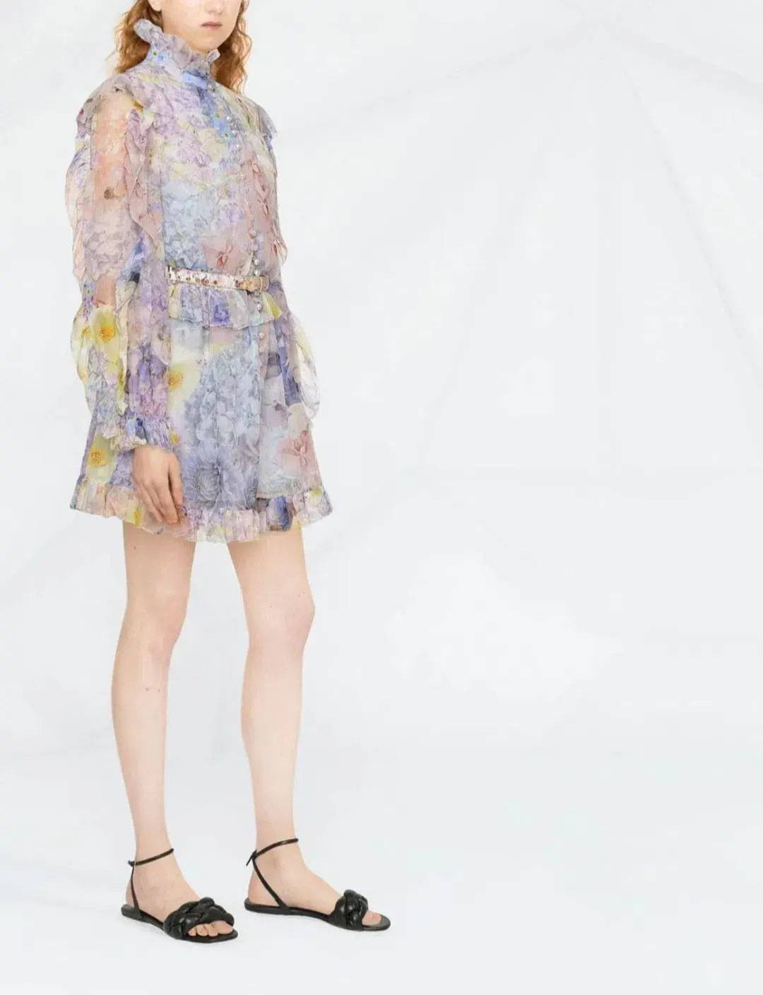 Zimmermann Rhythmic Ruffle Playsuit Size 0/AU 8 - Image 2