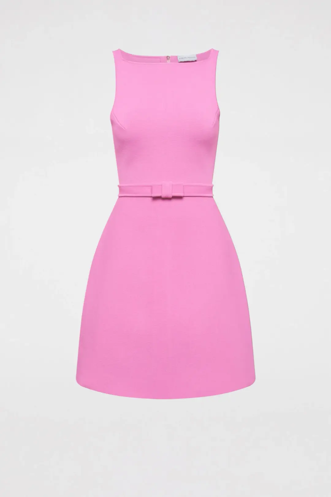 Scanlan Theodore Crepe Knit Bow Belt Dress Pink Size Small/Au 8  for rent on The Volte - main image