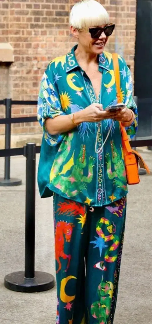 Alemais Guardian Oversized Shirt and Pant Set Multi Size 10 / M - Image 5