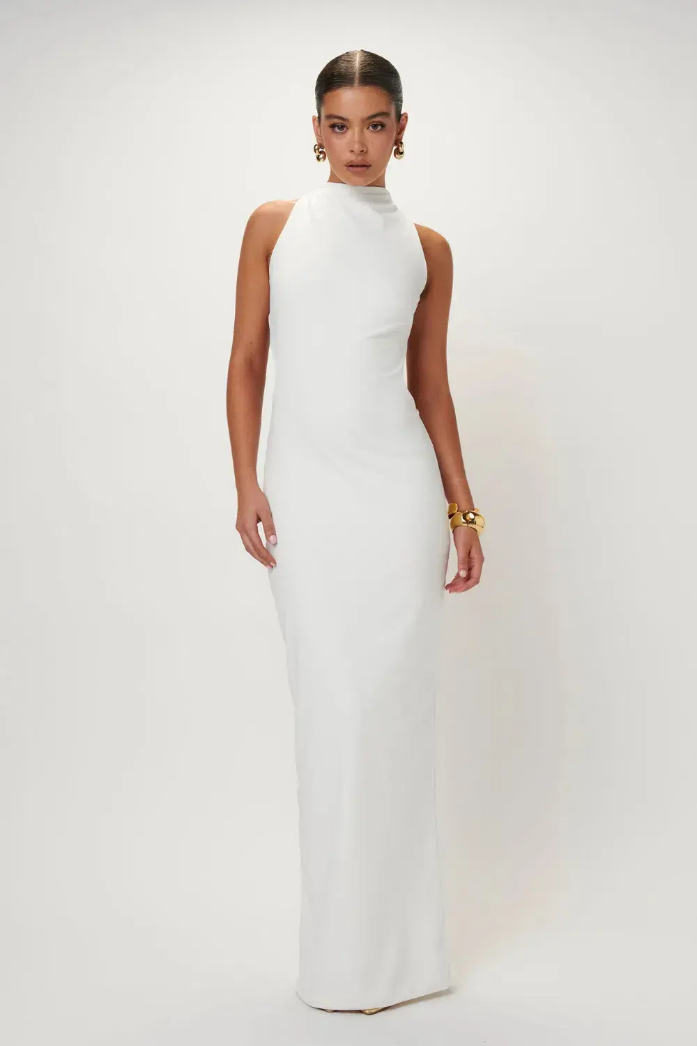 Effie Kats Ambre Gown White Size 8  - Image 1