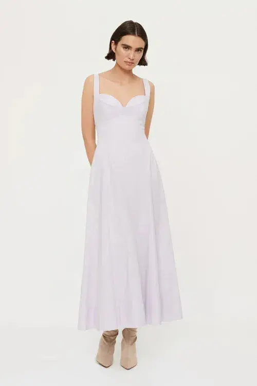 Clea Remy Bustier Midi Dress in Lilac Size XS / Au 6 - Image 4