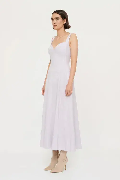 Clea Remy Bustier Midi Dress in Lilac Size XS / Au 6 - Image 5