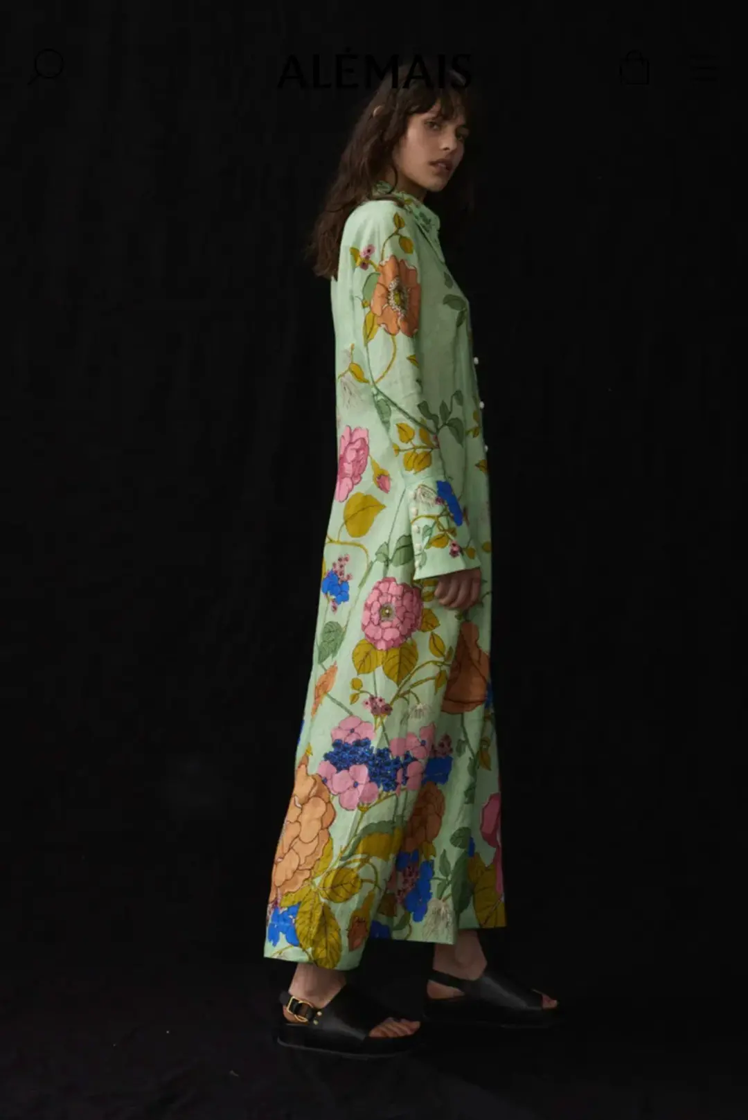 Alemais Olivia Shirtdress Floral Size 10 / M for rent on The Volte - main image