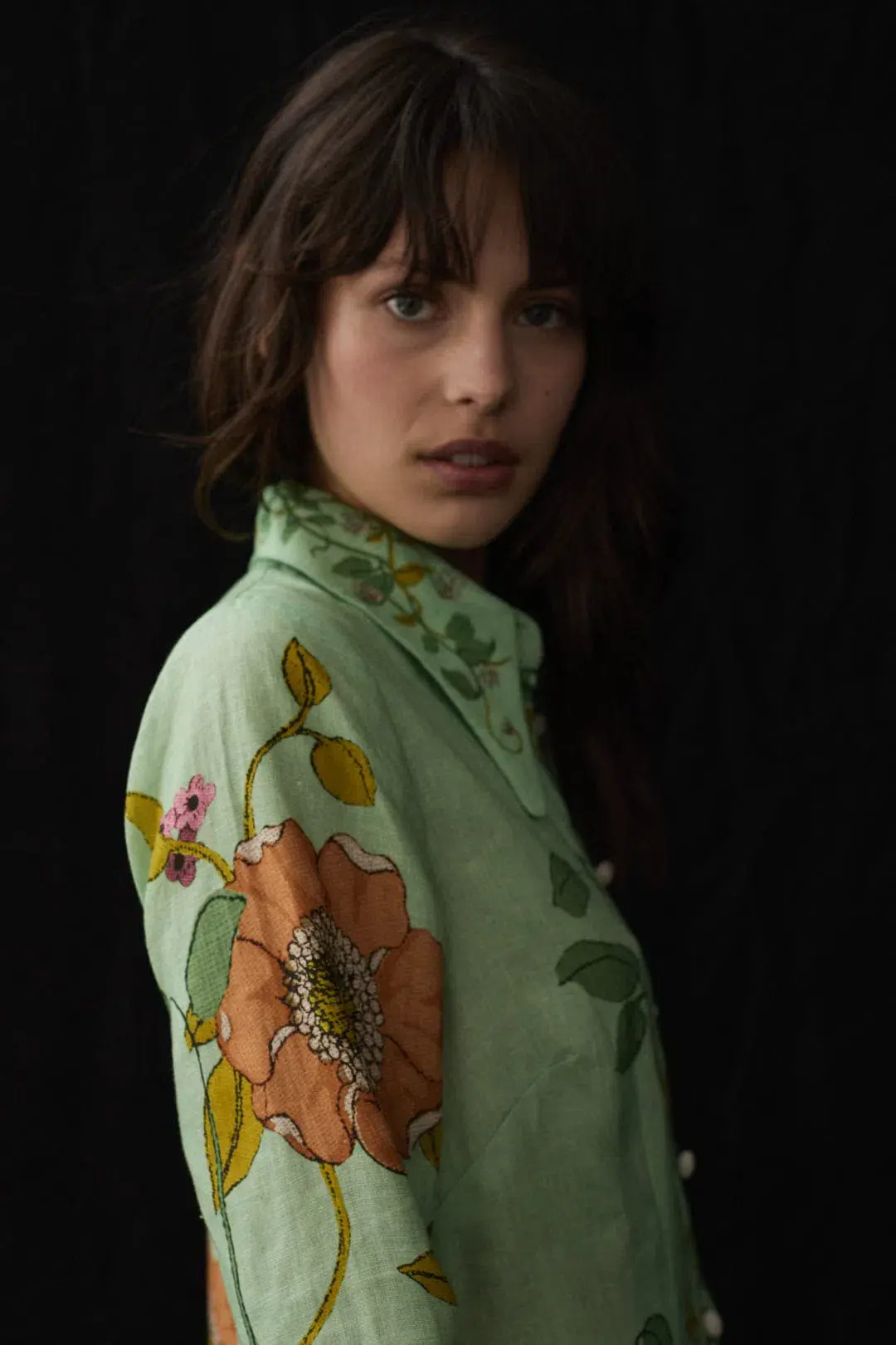 Alemais Olivia Shirtdress Floral Size 10 / M for rent on The Volte - main image