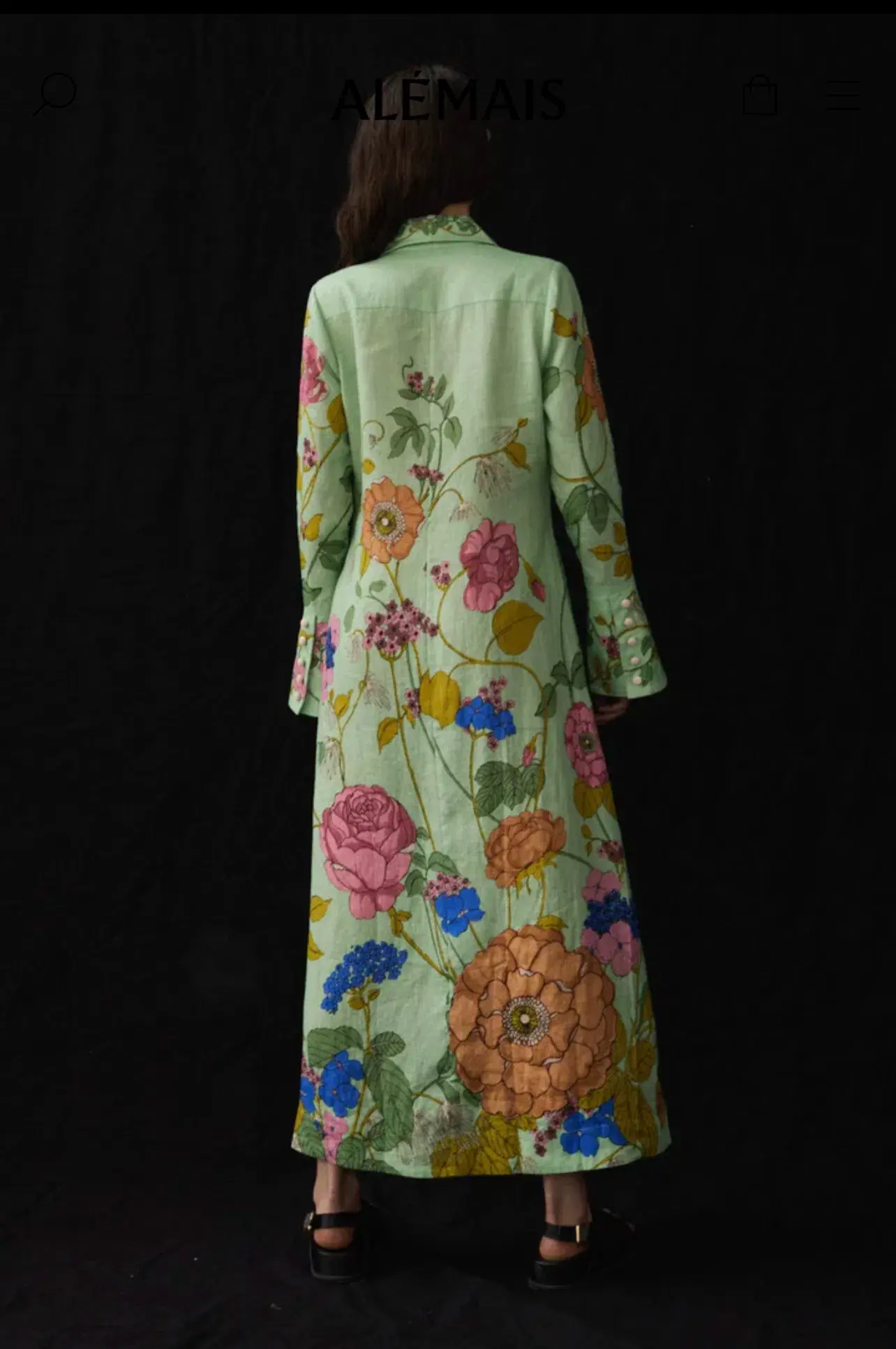 Alemais Olivia Shirtdress Floral Size 10 / M - Image 3