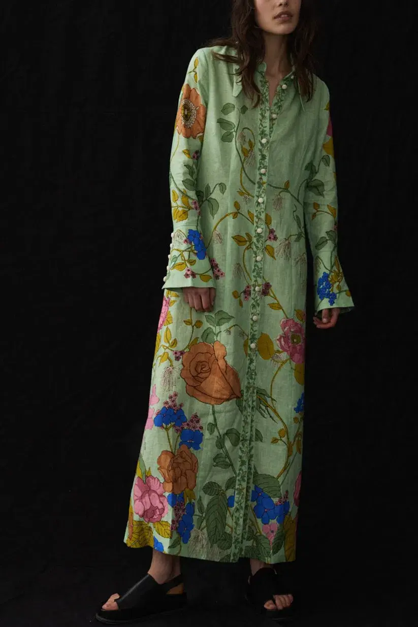 Alemais Olivia Shirtdress Floral Size 10 / M for rent on The Volte - main image