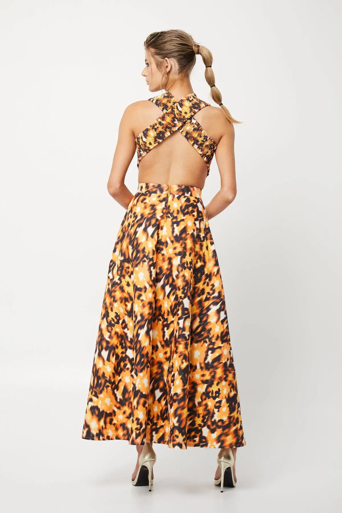Mossman Inner Guidance Maxi Dress Print Size 14 - Image 3