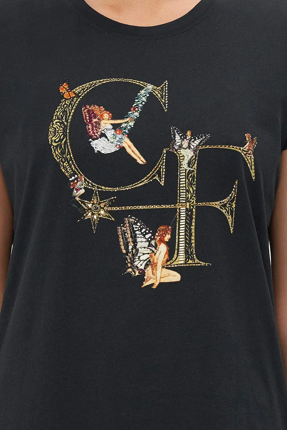 Camilla Slim Fit Round Neck T-Shirt To Catch A Spider Size XL / Au 16 - Image 5
