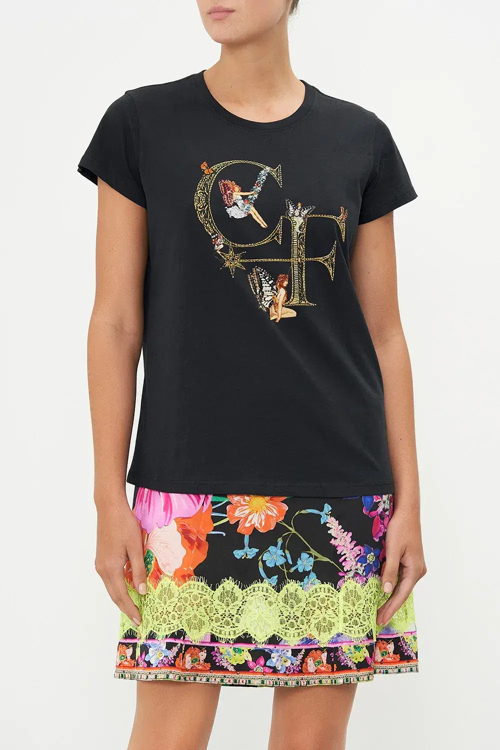 Camilla Slim Fit Round Neck T-Shirt To Catch A Spider Size XL / Au 16 - Image 4