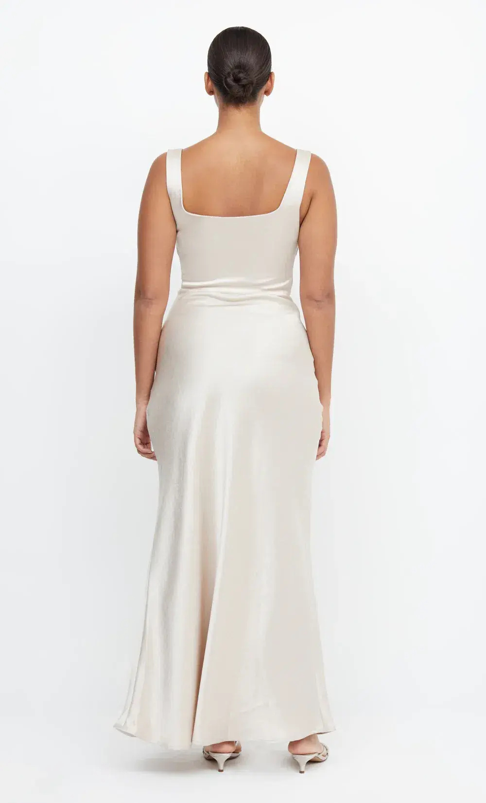Bec & Bridge The Dreamer Square Neck Dress in Sand Size 6 - Image 3