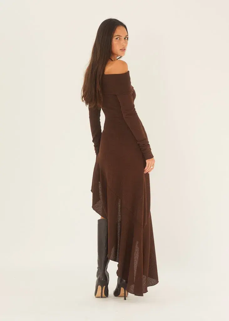 Arcina Ori Bella Dress Brown Size 6 for rent on The Volte - main image