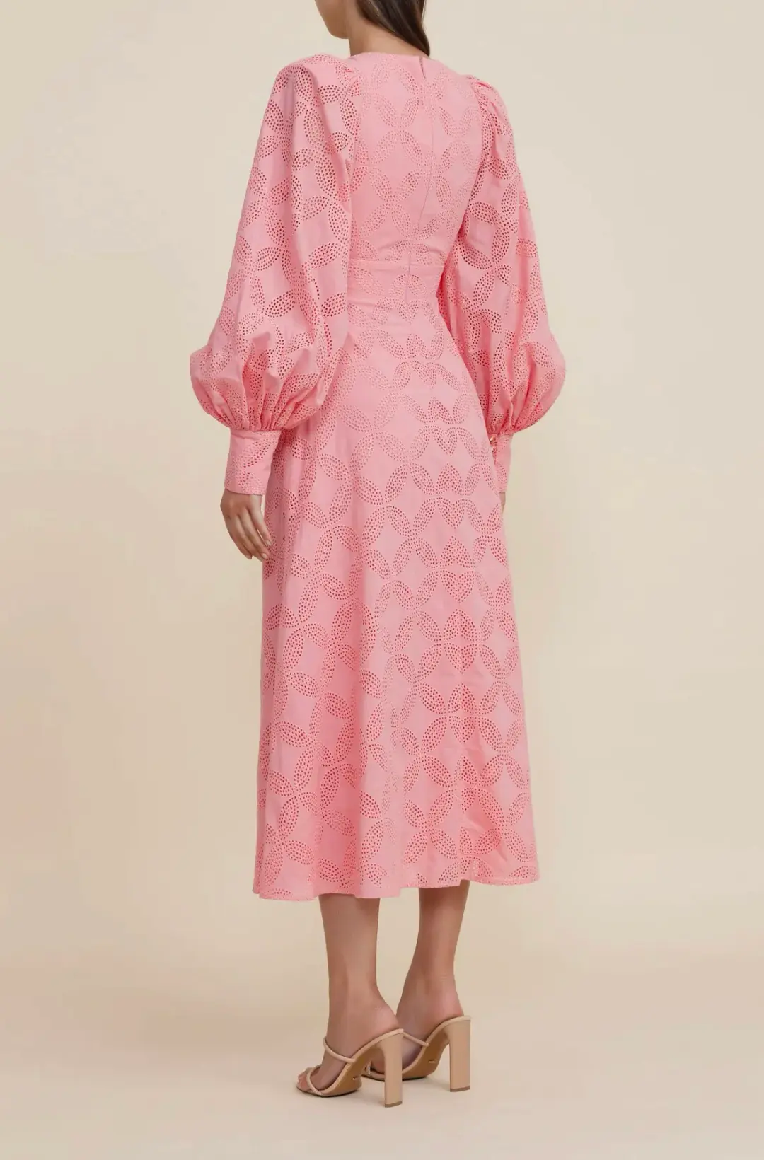 Acler Lowell Dress Tulip Pink Size 10 for rent on The Volte - main image