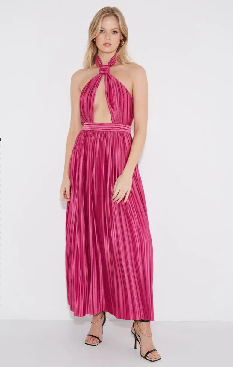 Sonya Moda Sana Dress Fuchsia Size 8 - Image 2