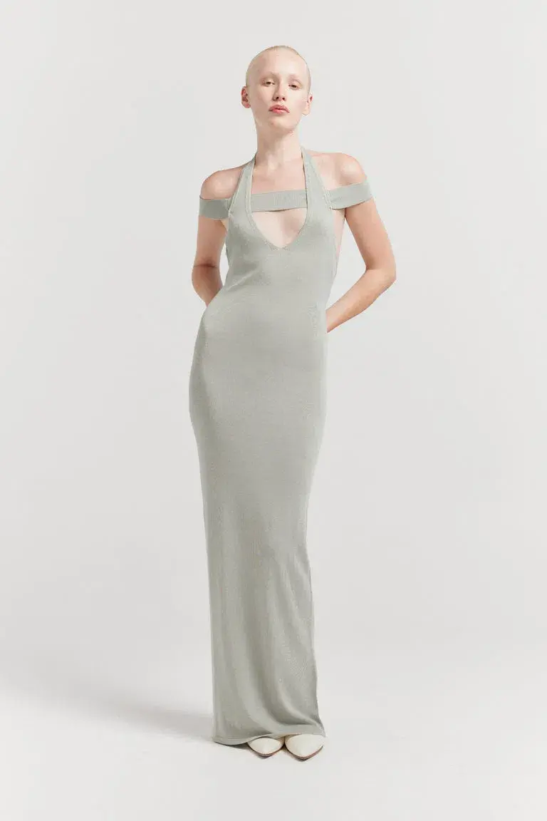 Henne Sancia Dress Limestone Size 8 - Image 1