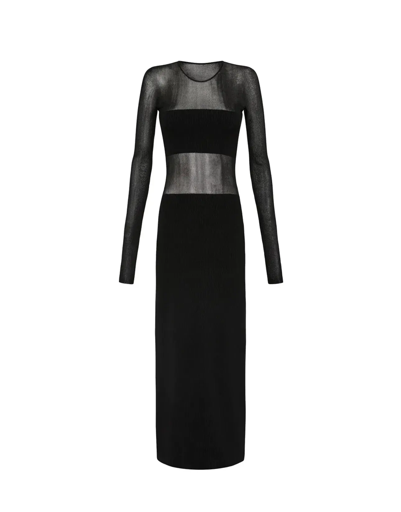 Sir the Label Impermanence Splice Maxi Dress Black Size 6 - Image 5
