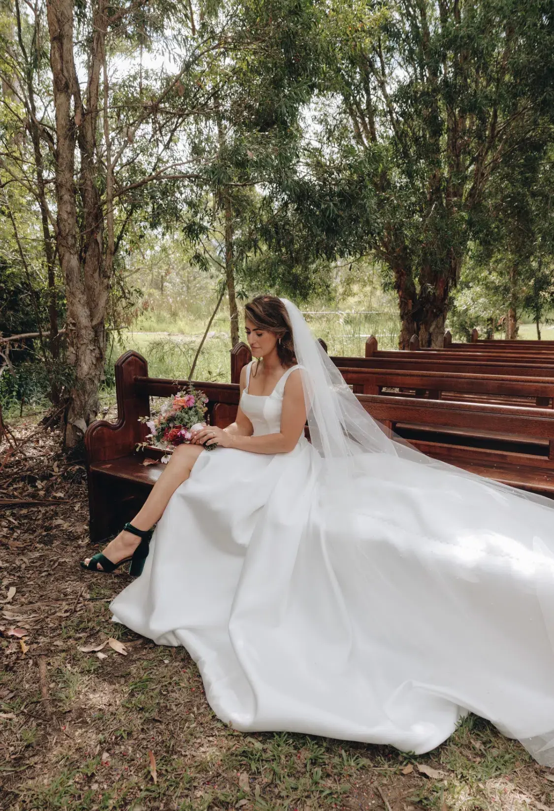 Arietta Australia Maddie Mikado Wedding Gown Size 8 - Image 5