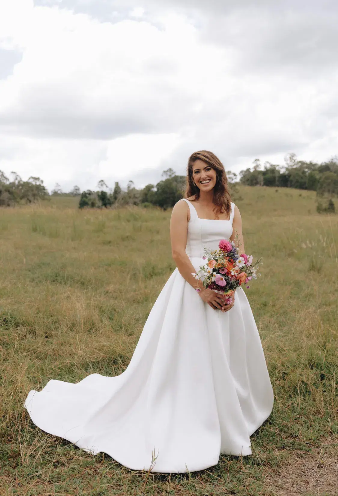 Arietta Australia Maddie Mikado Wedding Gown Size 8 - Image 1
