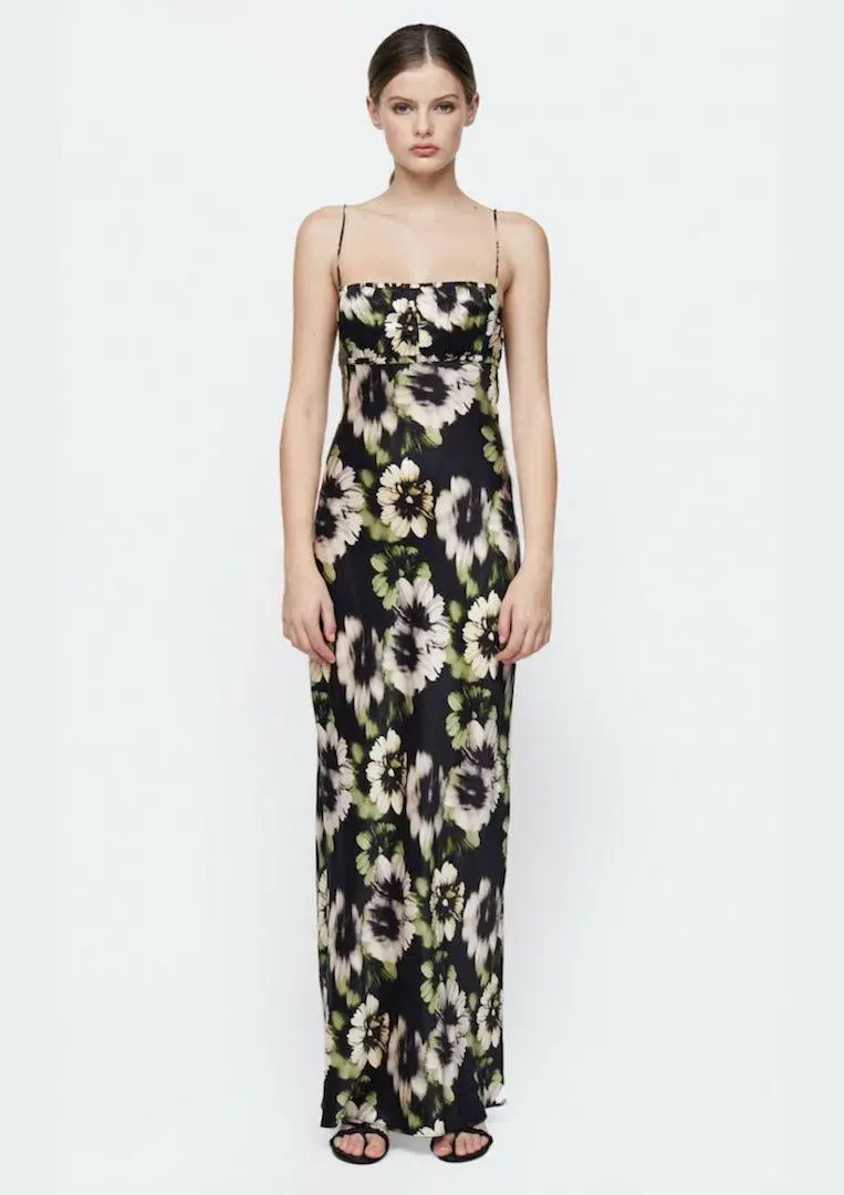 Bec & Bridge Bloom Silk Maxi Dress Floral Size 8 - Image 1