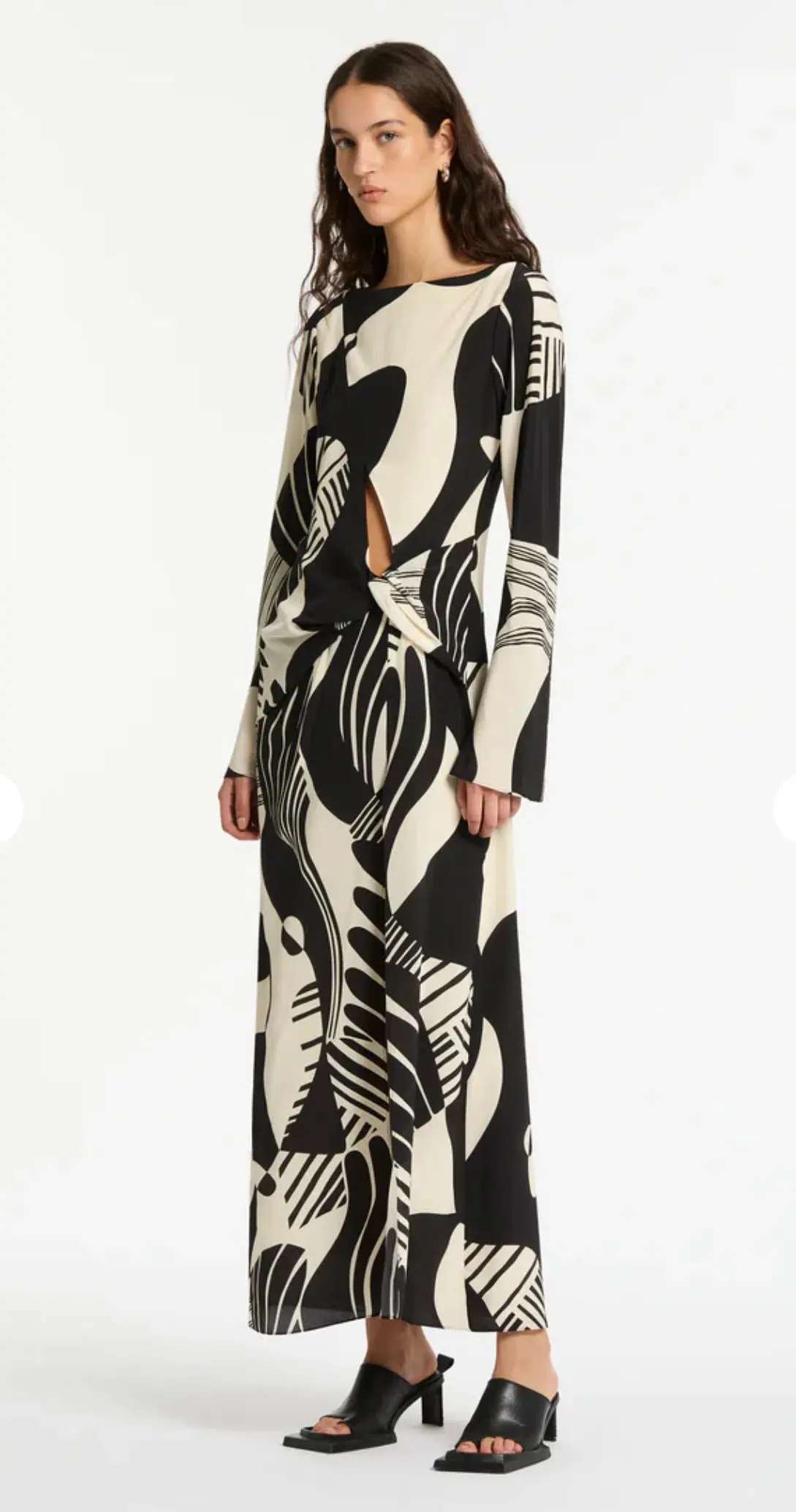 Sir the Label Realisme Twist Maxi Dress Print Size 0 / Au 6 - Image 2
