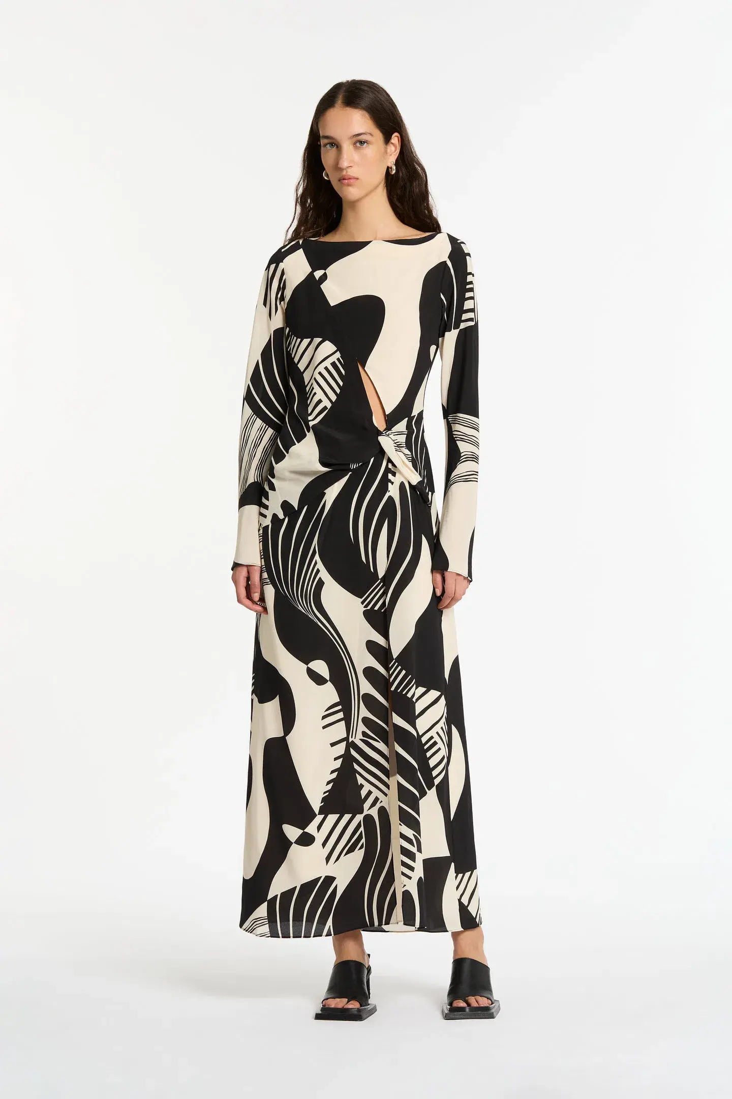 Sir the Label Realisme Twist Maxi Dress Print Size 0 / Au 6 - Image 1