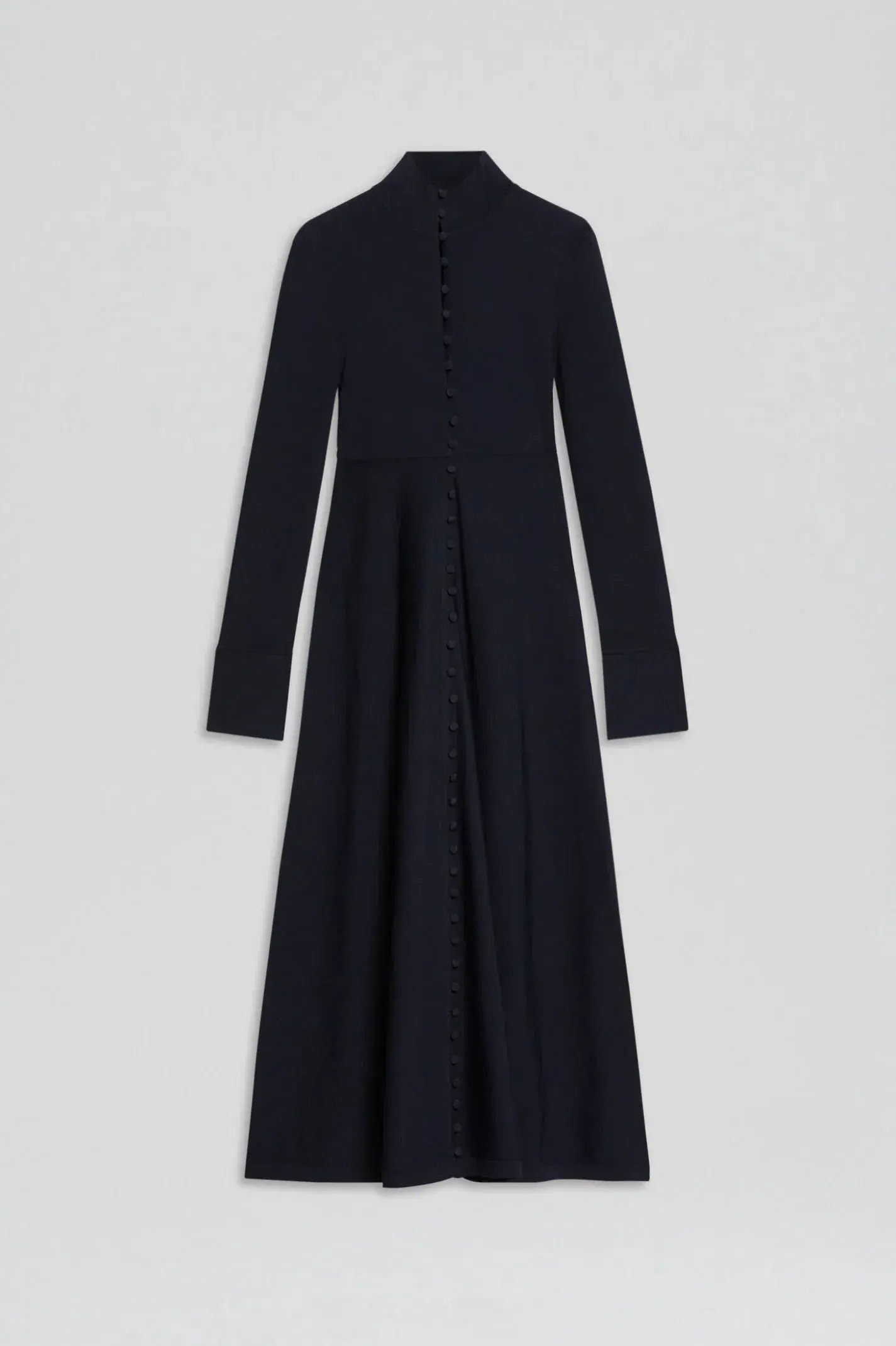 Scanlan Theodore Crepe Knit Button Polo Dress Navy Size M / AU 10 - Image 4