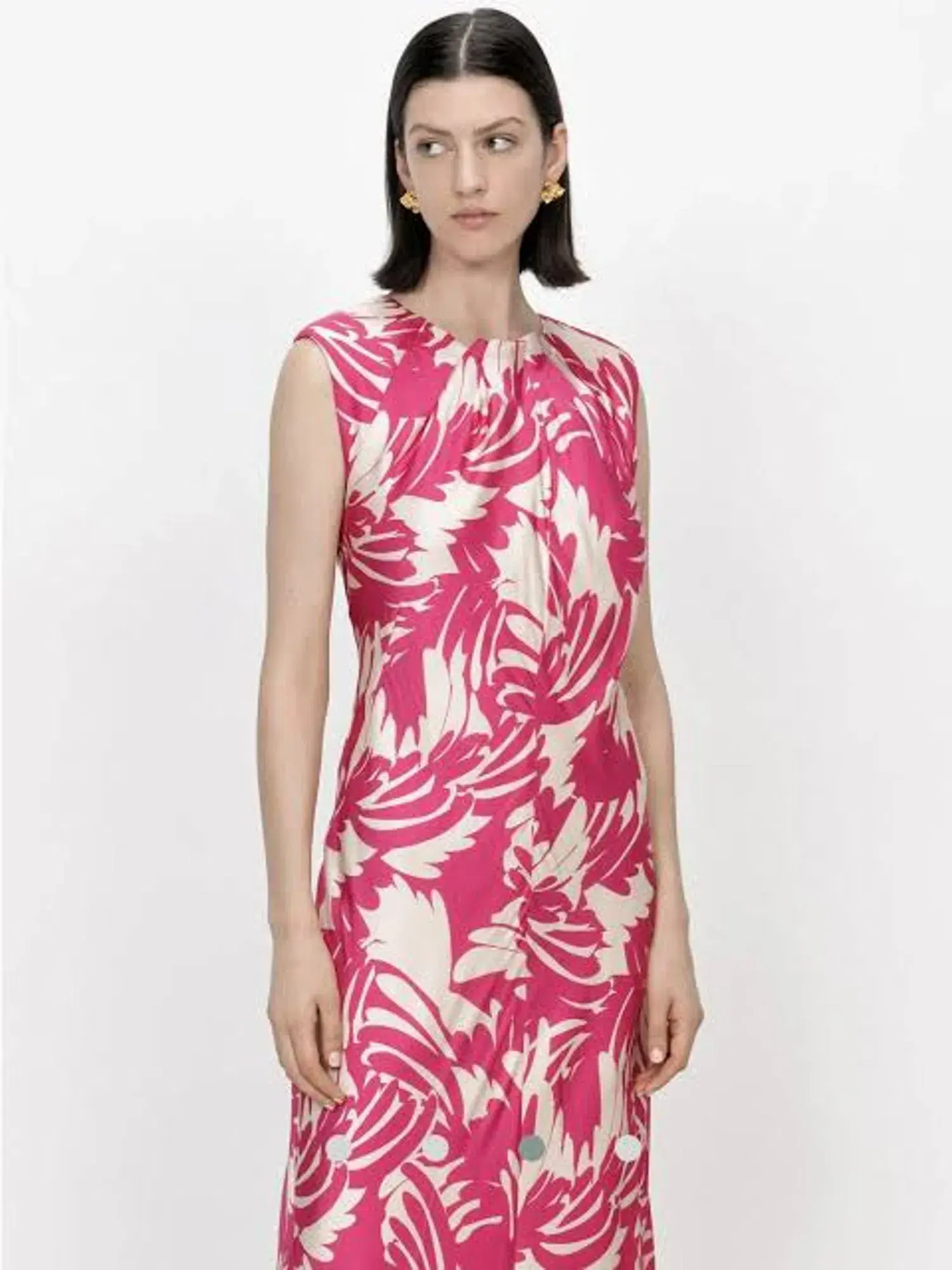 Veronika Maine Pink Maxi Dress Pink Size AU 8 - Image 2
