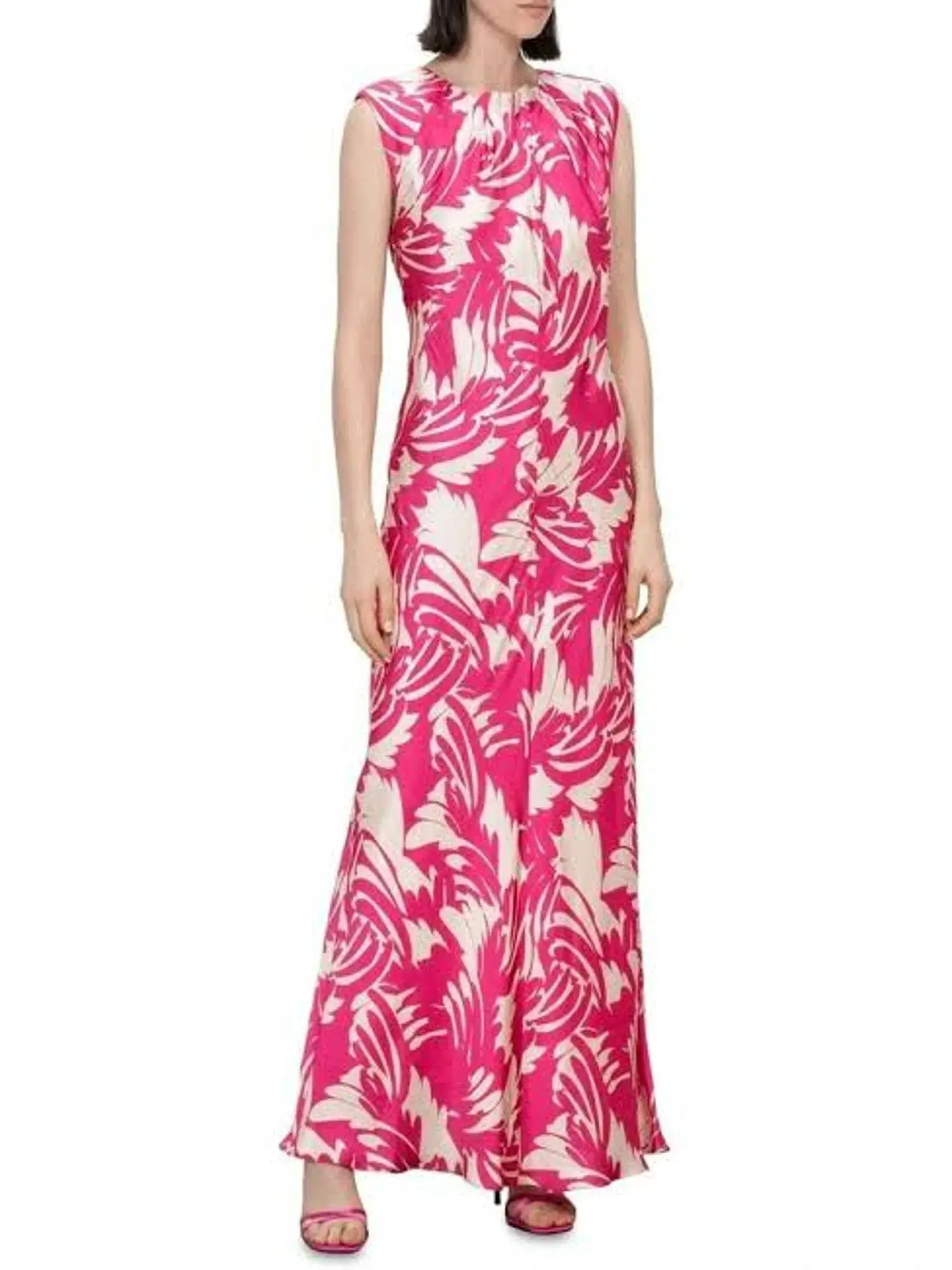 Veronika Maine Pink Maxi Dress Pink Size AU 8 - Image 1