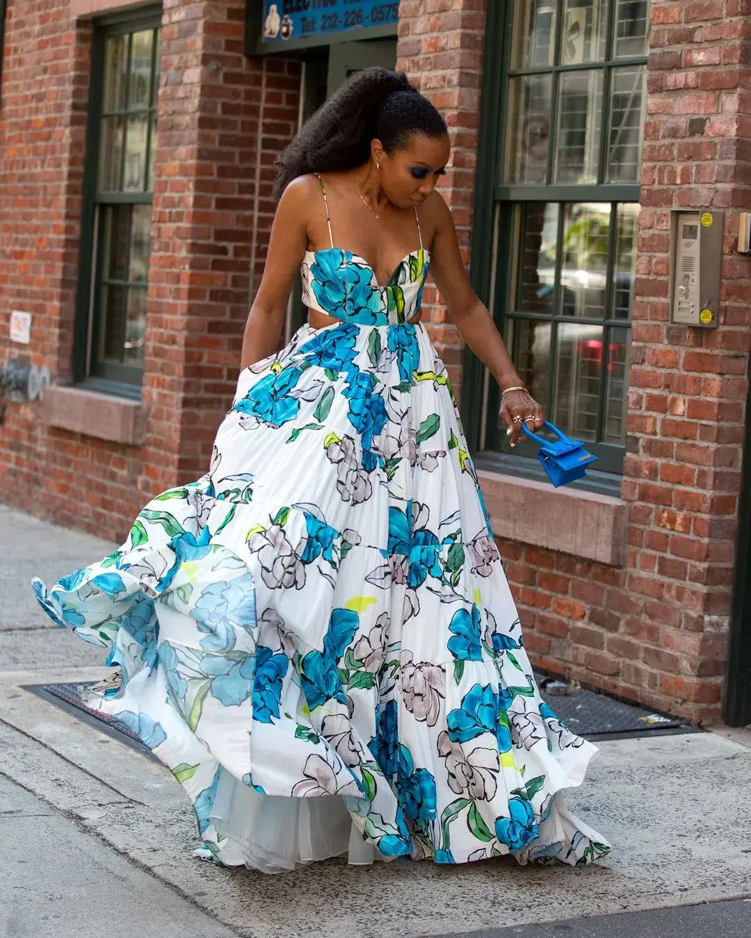 Aje Botanical Tiered Maxi Dress Floral Size 10 - Image 4