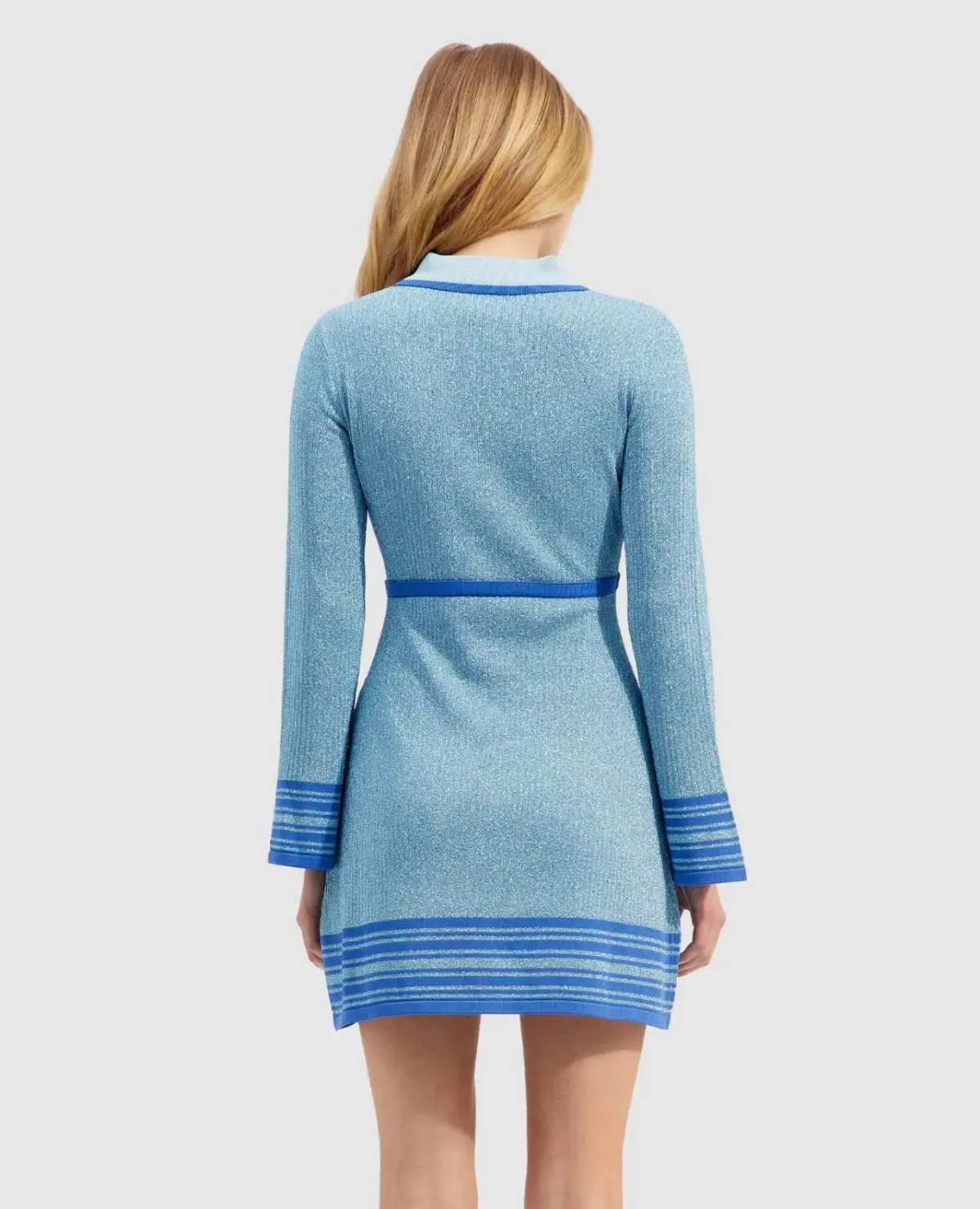 Alice McCall Under Water Mini Dress Blue Size 10 - Image 4
