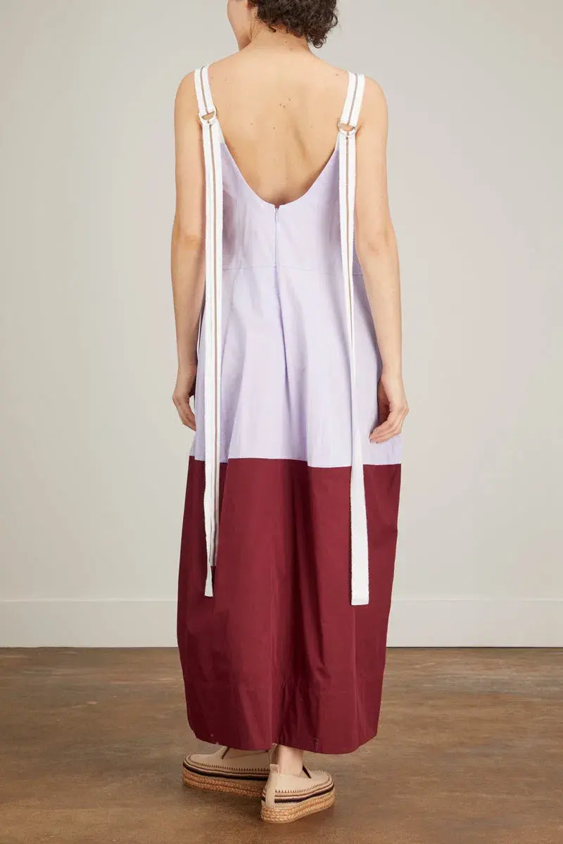 Lee Matthews Oakley Spliced Maxi Dress In Lilac Size 3/Au 12 - Image 2