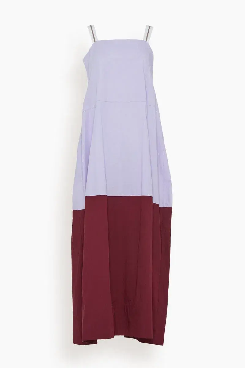 Lee Matthews Oakley Spliced Maxi Dress In Lilac Size 3/Au 12 - Image 3
