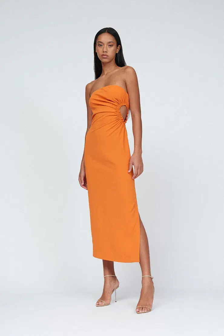 By Johnny Selena Dress Mandarin Size 10 for rent on The Volte - main image