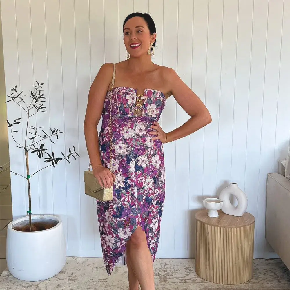 Elliatt Corse Dress Floral Size L/Au 12 - Image 1