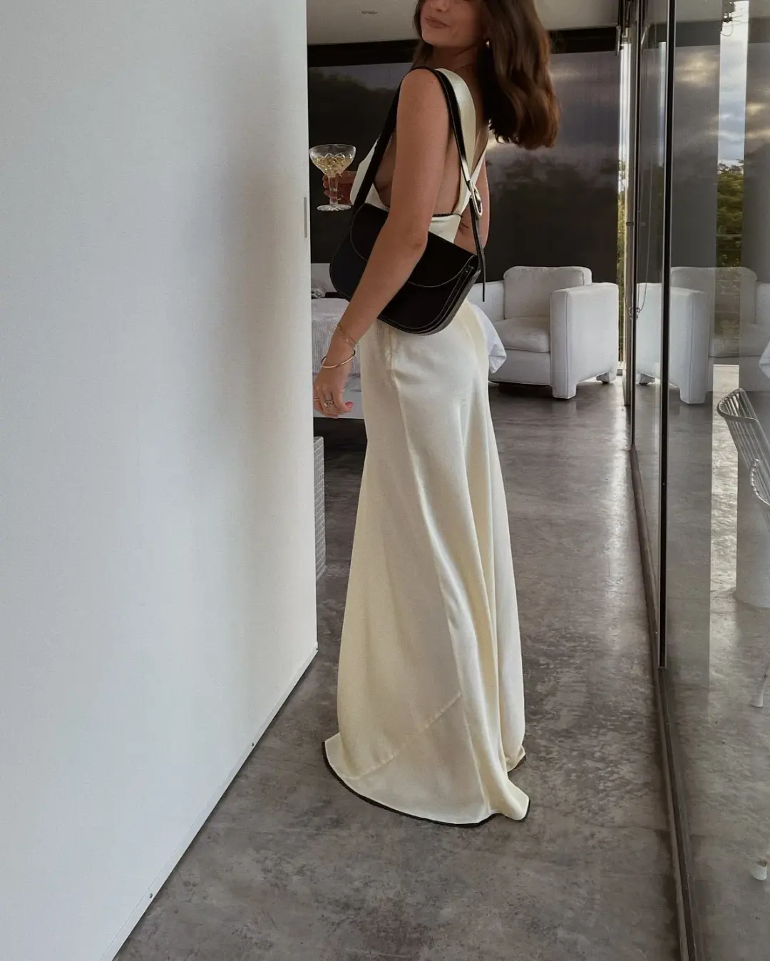 Sir The Label Aries Cut Out Gown Yellow Size 8 for rent on The Volte - main image