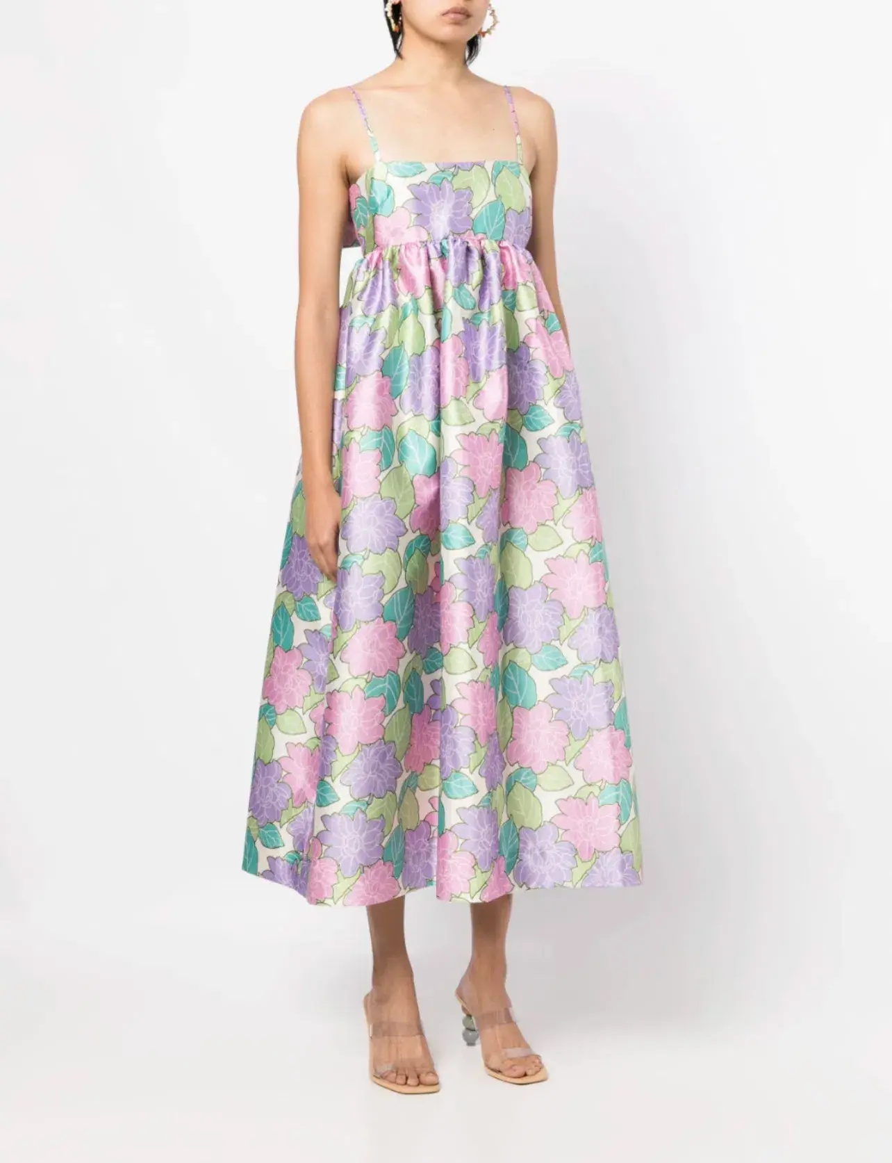 Alémais Luella Midi Dress Floral Size 8 - Image 4