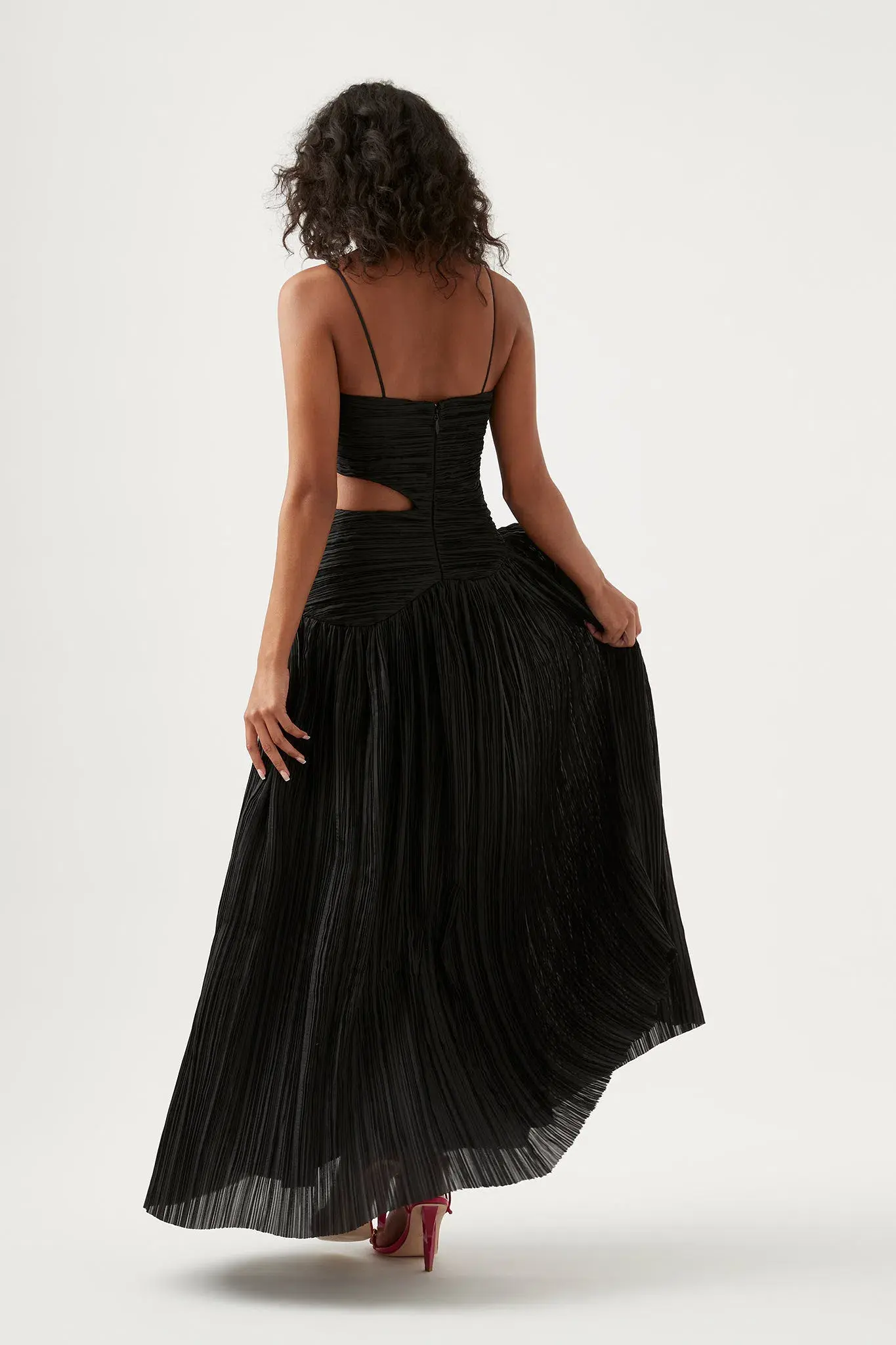Aje Laurier Wave Maxi Dress in Black Size 8 / S - Image 3