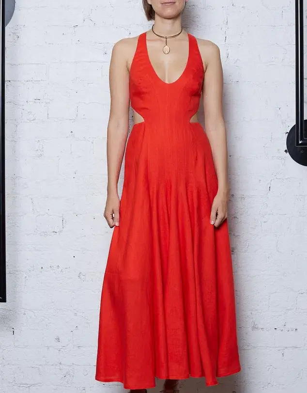 Kitx Faithful Love Midi Dress Red Size 8 / S - Image 2