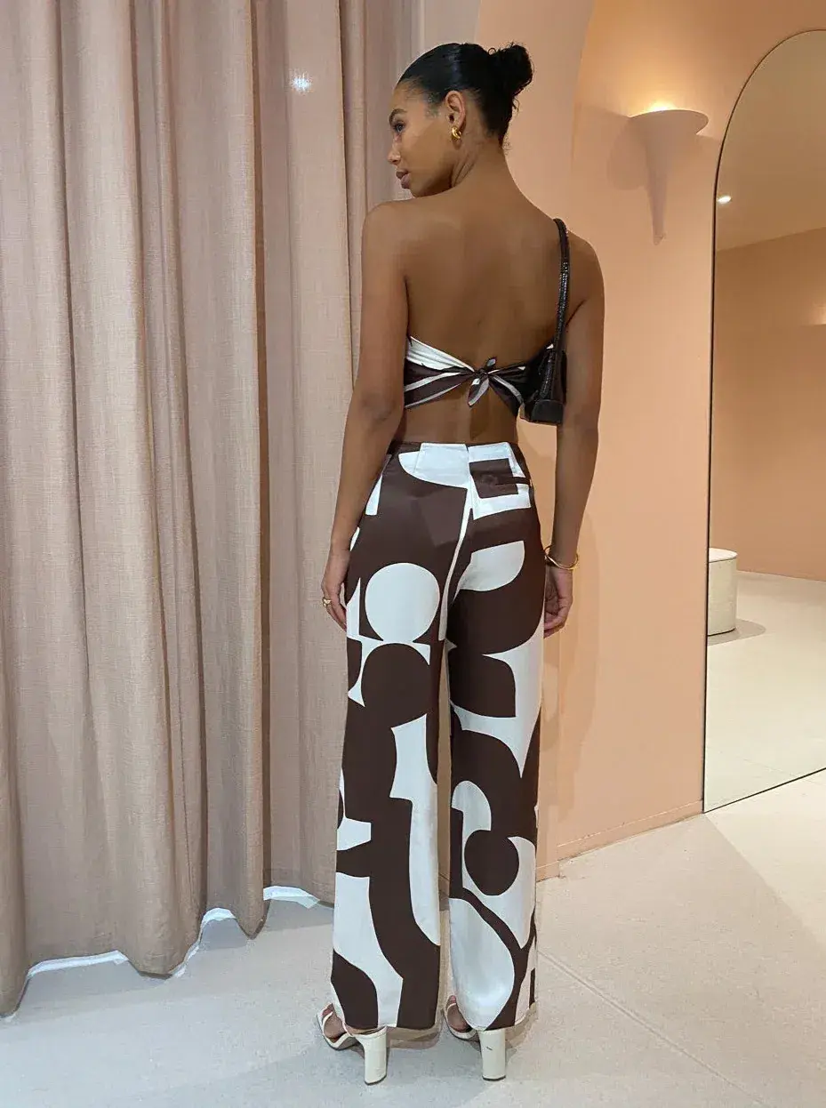 Sir The Label Julien Pant Print Size 2 / AU 10 - Image 2