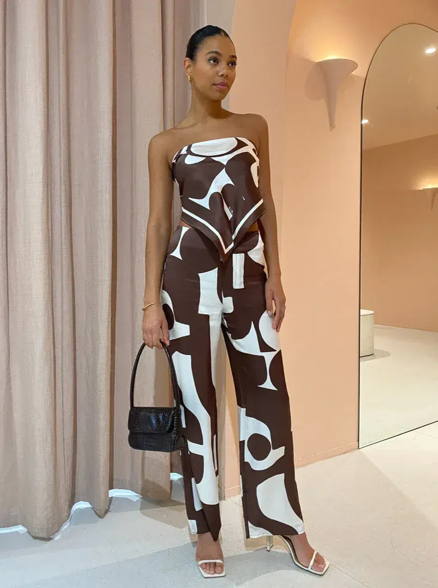 Sir The Label Julien Pant Print Size 2 / AU 10 - Image 1