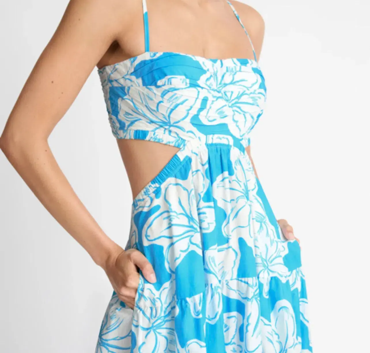 Sheike Tropic Breeze Maxi Dress Blue Size 10 - Image 2