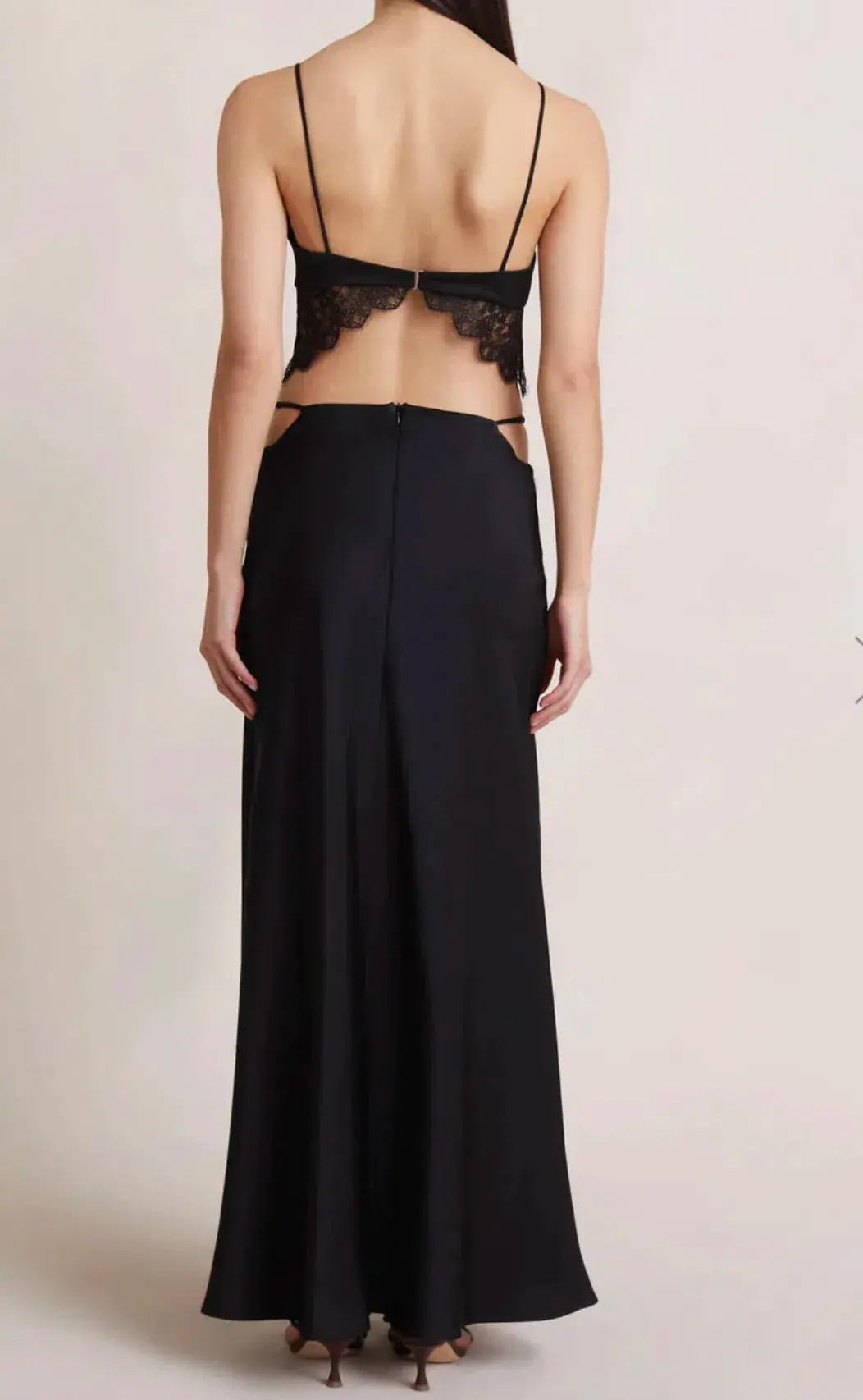 Bec & Bridge Camille Top & Skirt Set Black Size 14 for rent on The Volte - main image