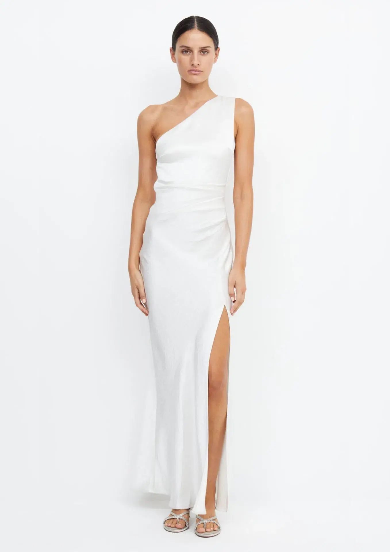 Bec & Bridge The Dreamer Asym Dress Ivory Size 6 - Image 1