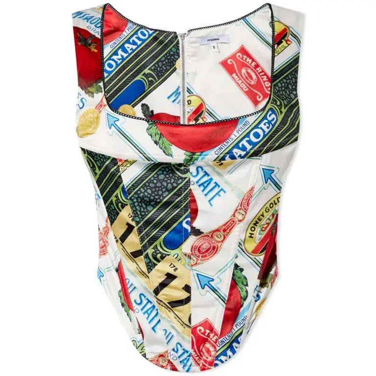 Miaou Figaro Campbell Corset Print Size 6 - Image 2