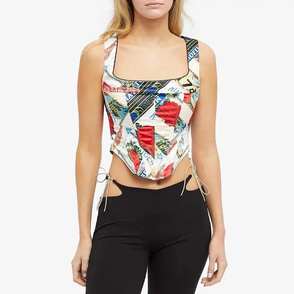Miaou Figaro Campbell Corset Print Size 6 - Image 1