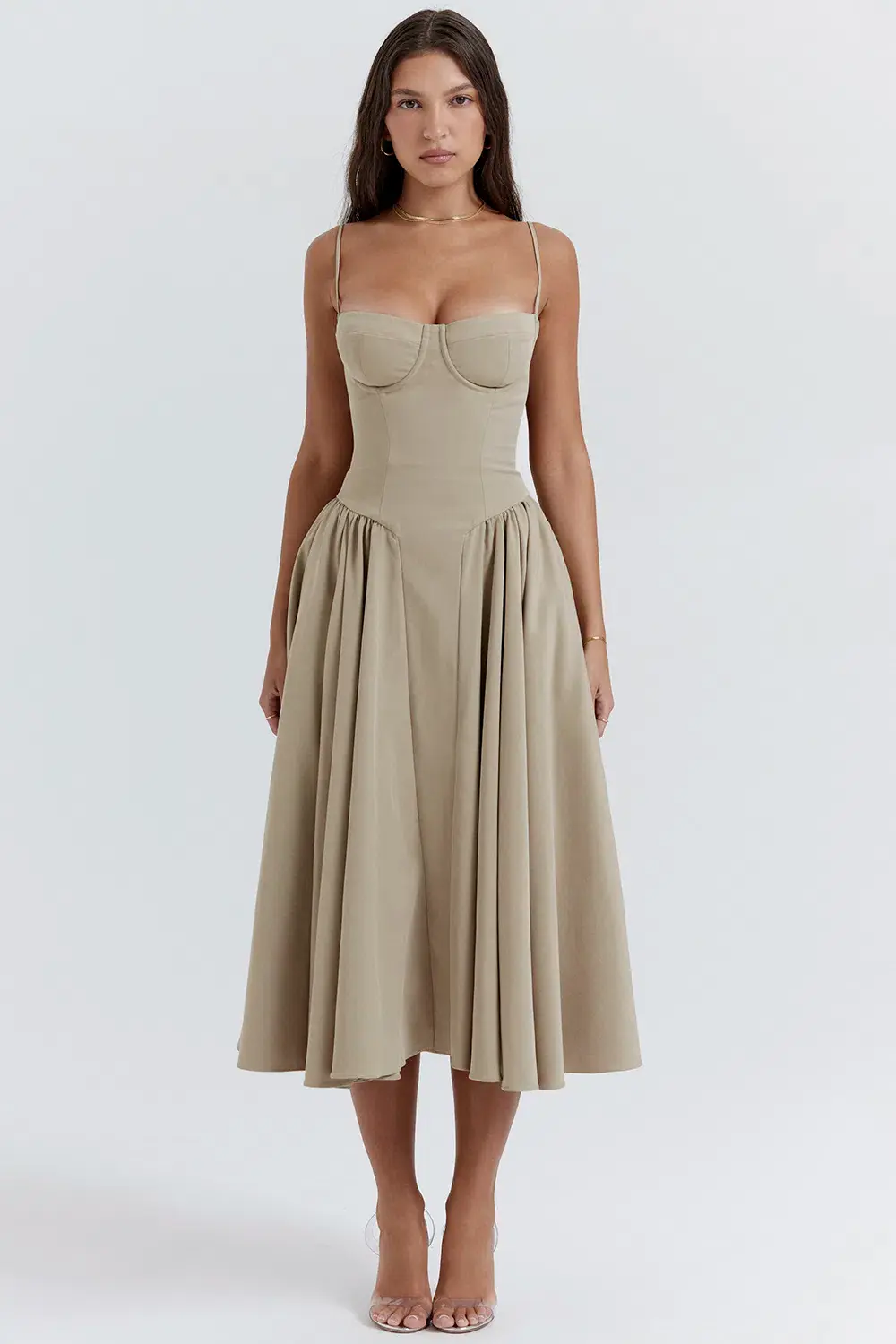 House of CB Samaria Dress Grey Size AU 6  - Image 1