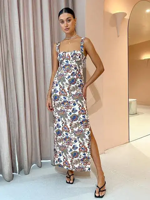 Sir The Label Bettina Midi Dress in Floral Size 2/ AU 10 - Image 1