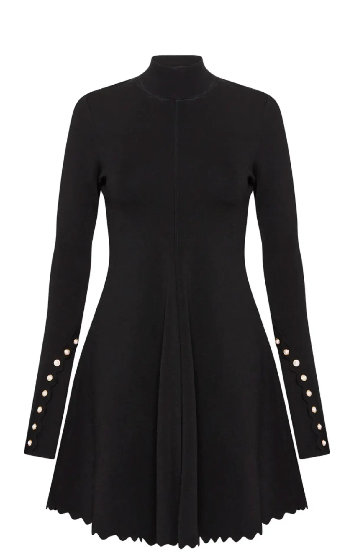 Aje  Sylvia Knit Mini Dress Black Size M / AU 10  - Image 4